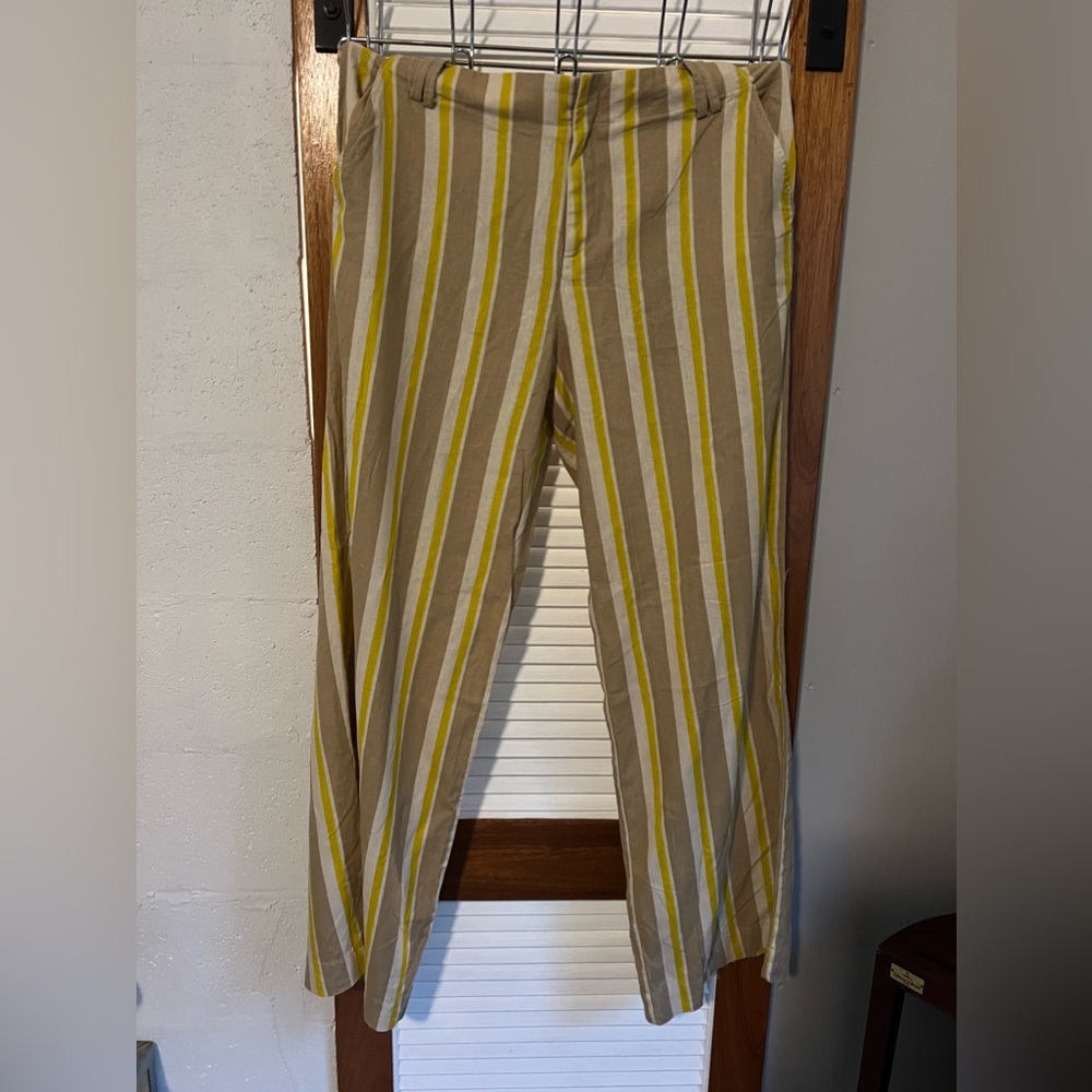 Zara pin strip pants XL